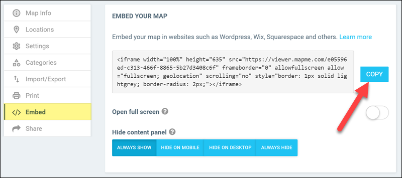 How Embed Story Map your Website