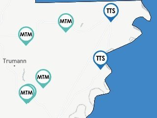 Resource map to locate service providers