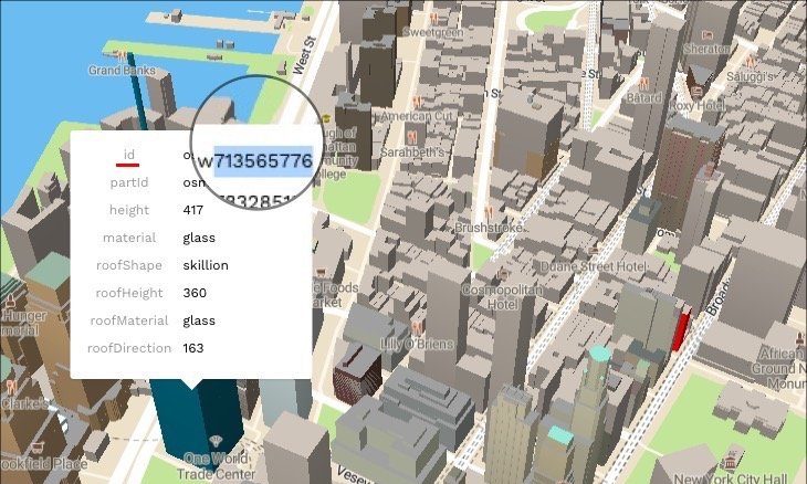 Show specific 3D buildings on your map