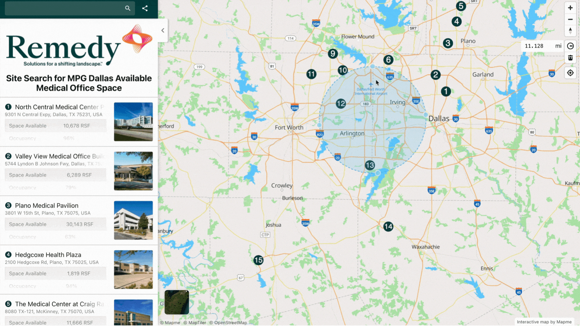 Resize a radius circle in Mapme
